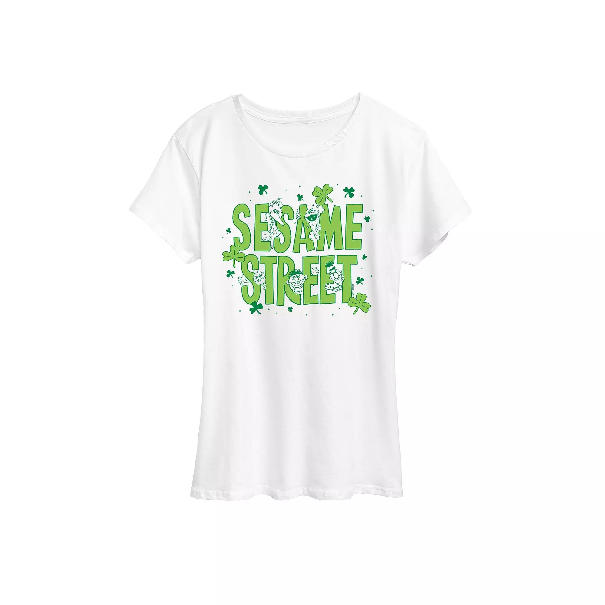Women's Sesame Street St. Patricks Day Graphic Tee,  Product Image