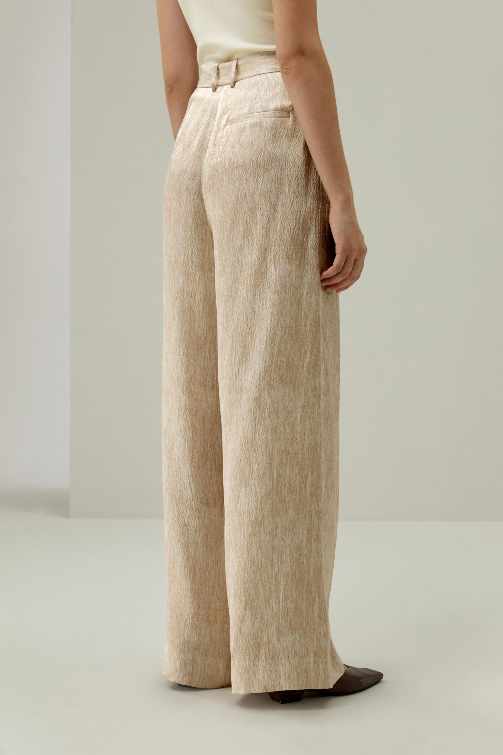 Pearl Satin Silk Pants Product Image