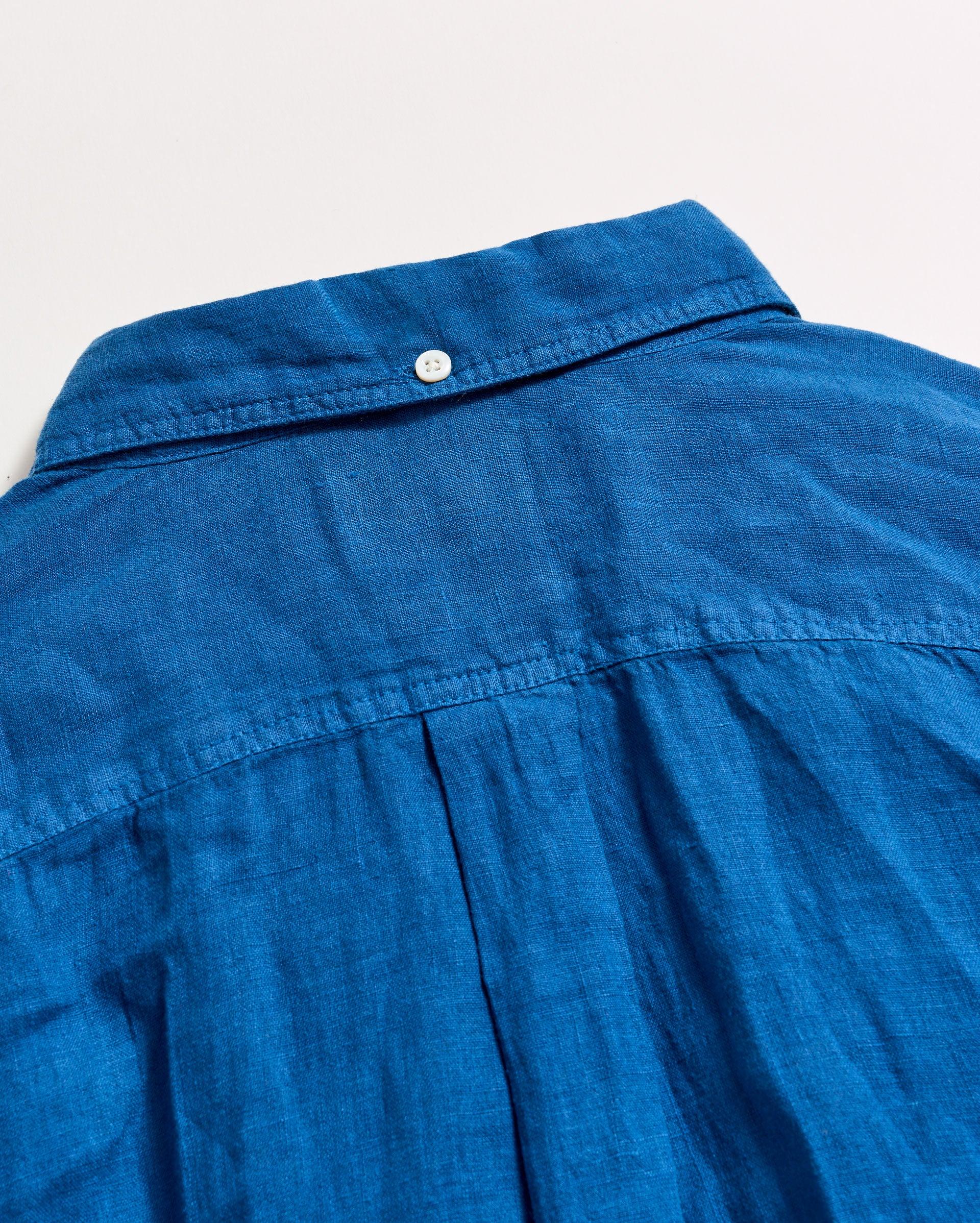 Short Sleeve Linen Tuscumbia Shirt Button Down -  Product Image
