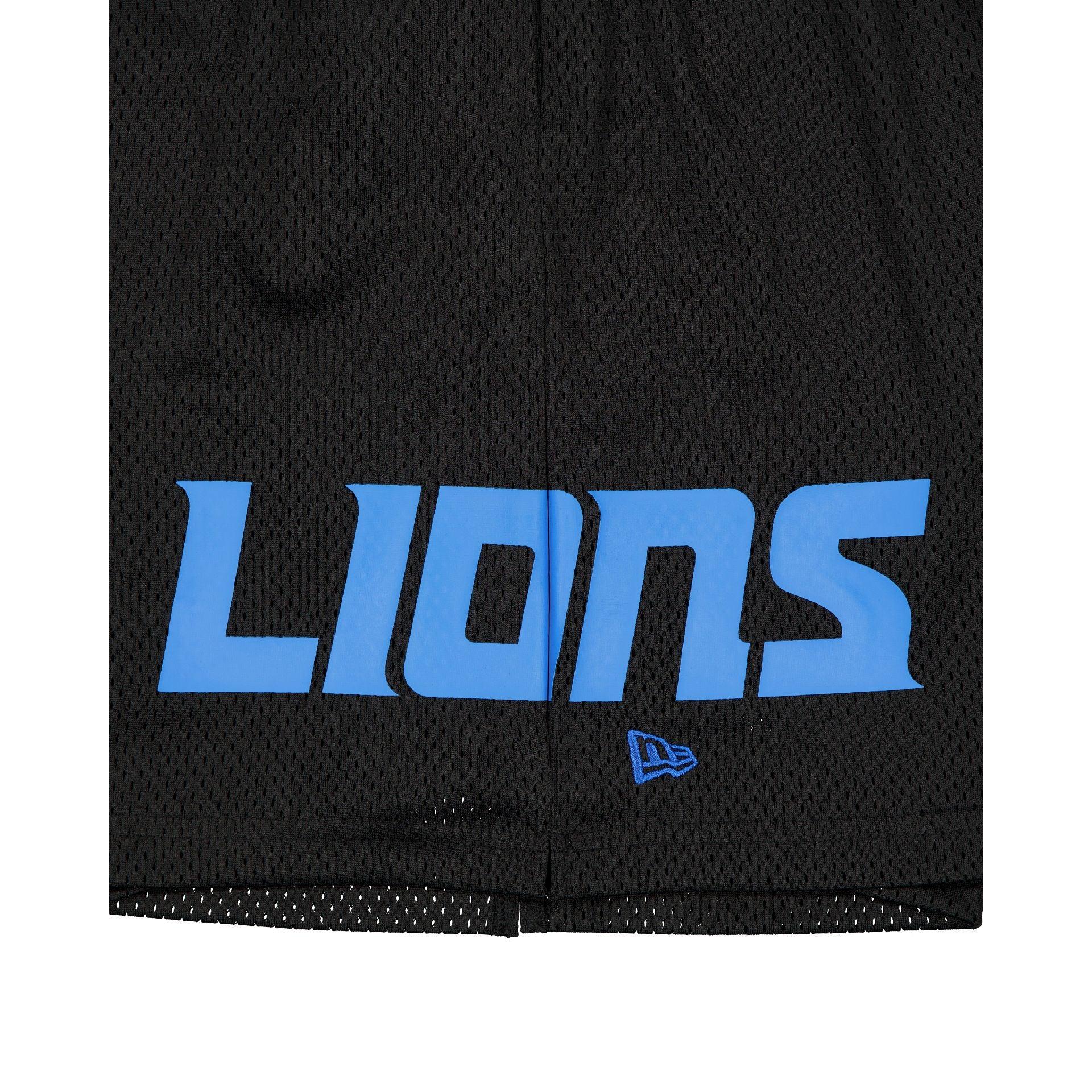 Detroit Lions Mesh Black Shorts Male Product Image