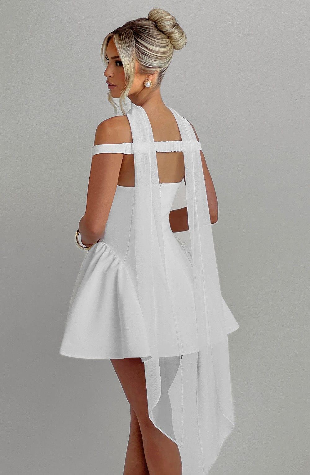 Marla Mini Dress - Ivory Product Image