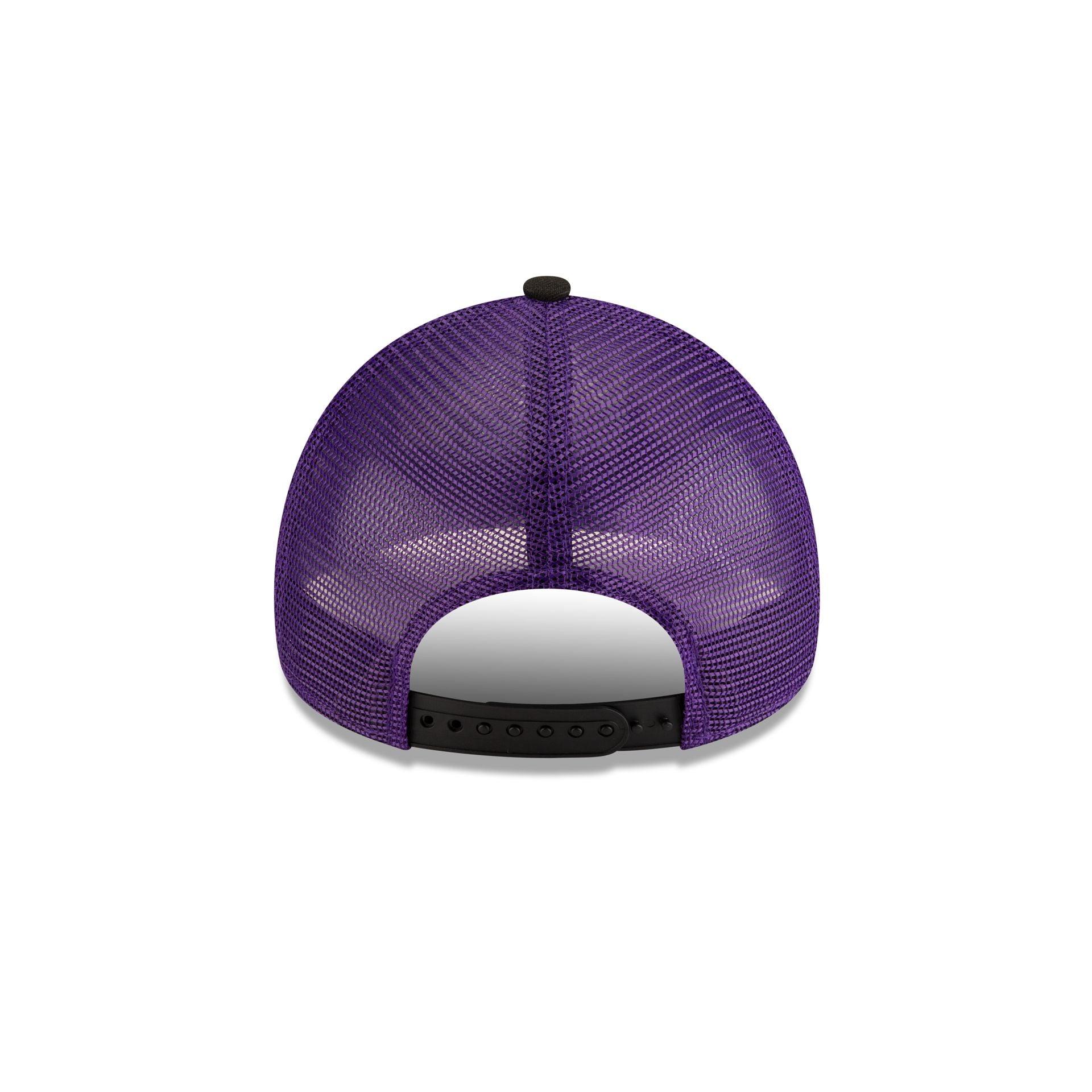 Sacramento Kings Classic Edition Black 9FORTY A-Frame Trucker Hat Male Product Image