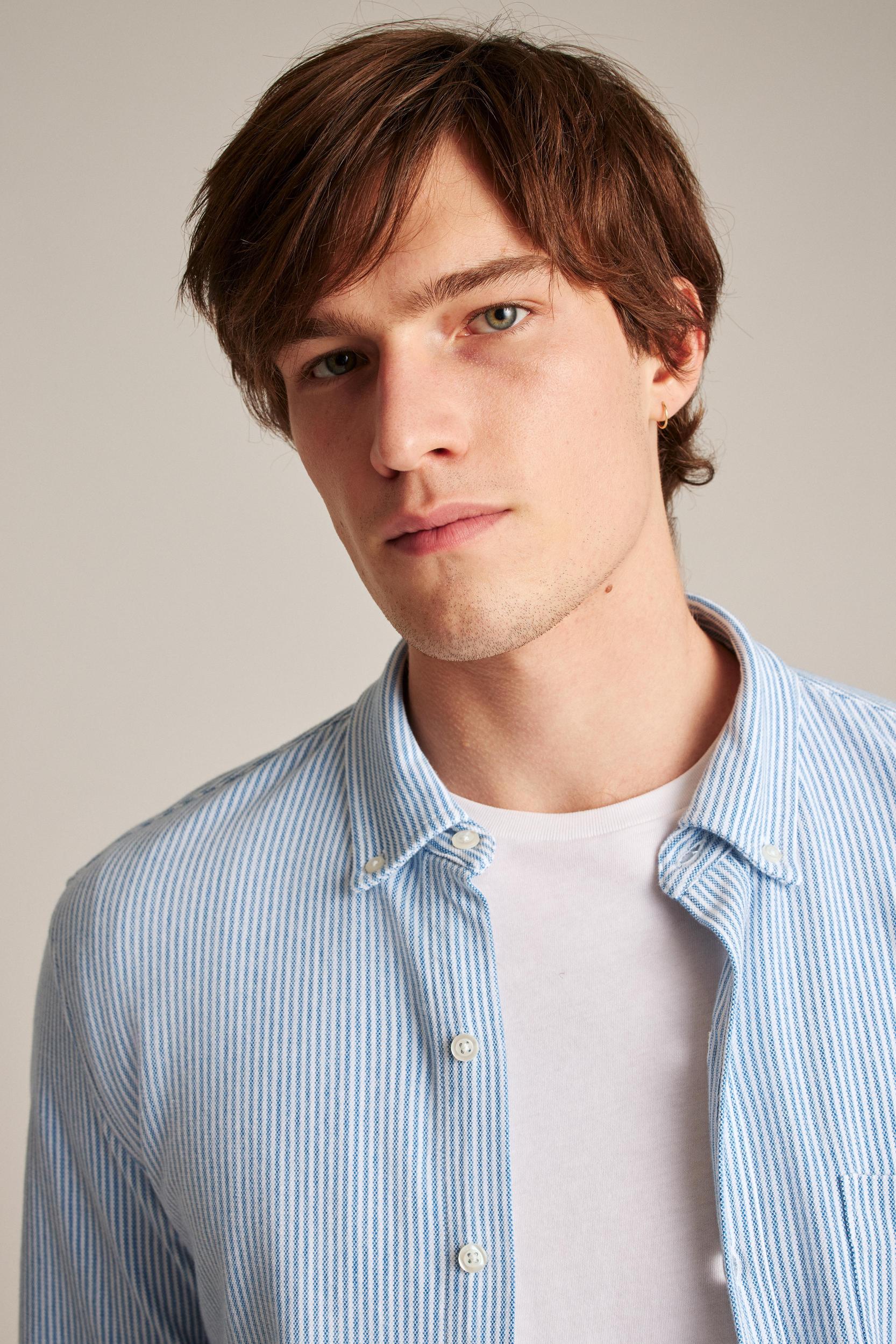 Knit Oxford Shirt Product Image