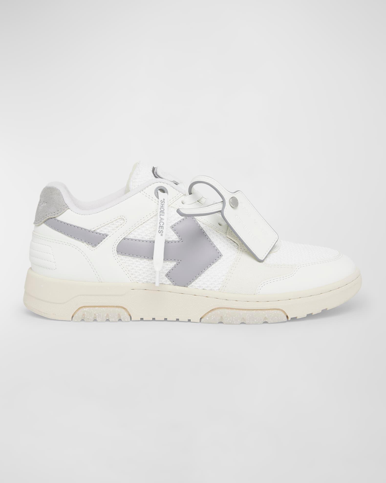 Men's Slim Out Of Office Mesh and Leather Low-Top Sneakers Product Image