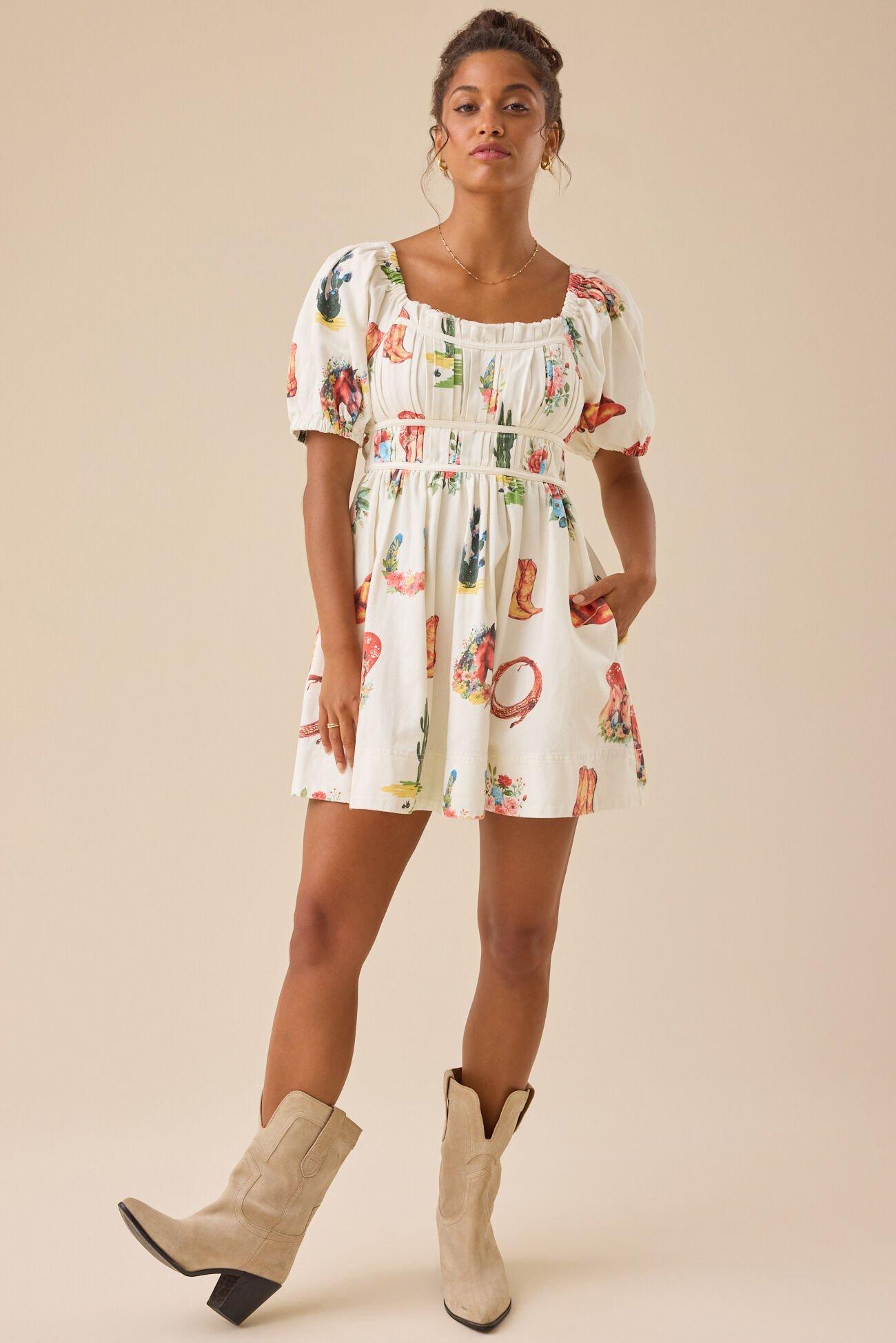 Juniper Denim Mini Dress Product Image