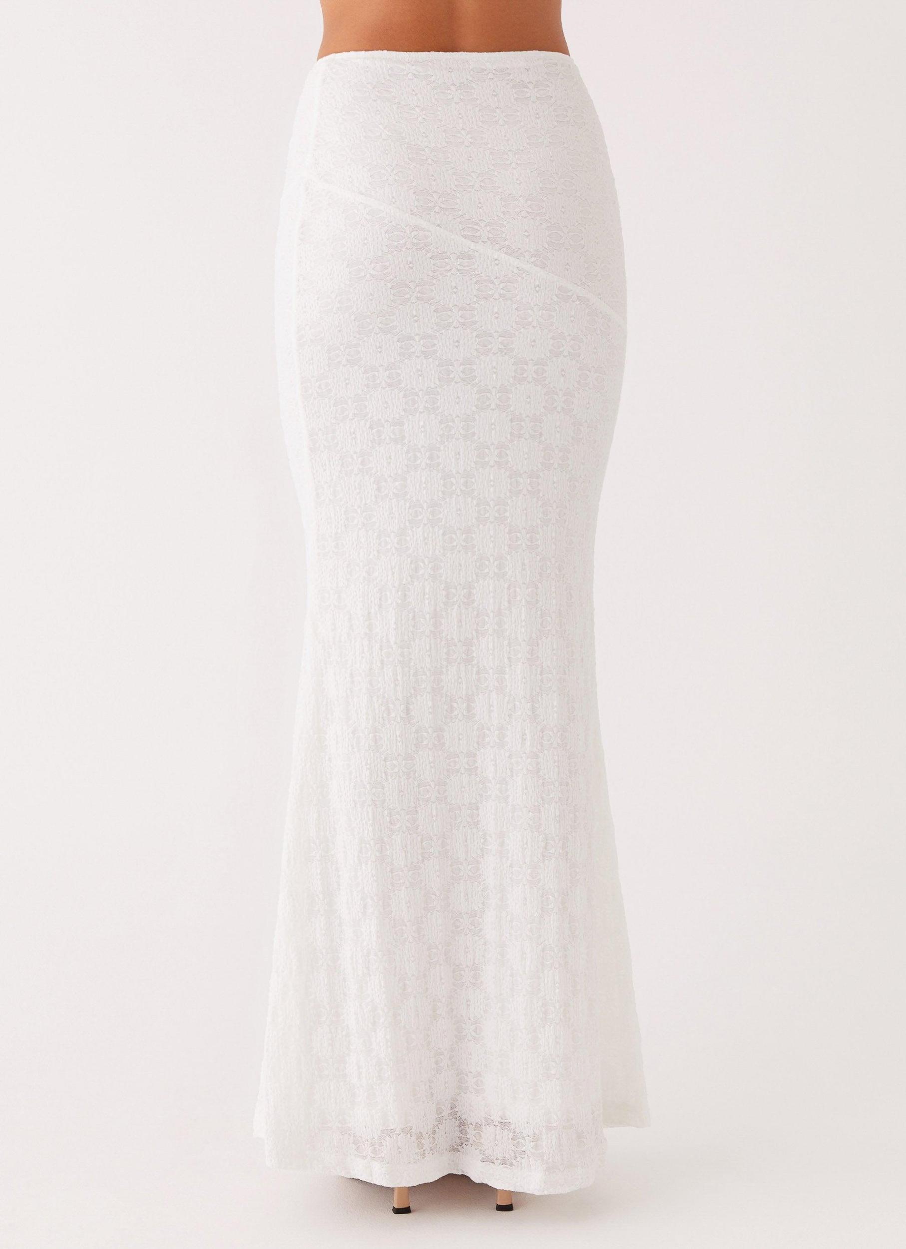 Issey Maxi Skirt - White Product Image