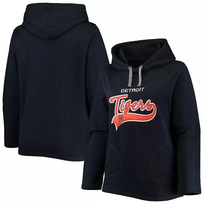 Women's Soft as a Grape Navy Detroit Tigers Plus  Product Image