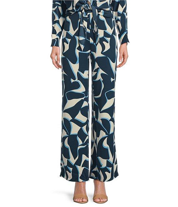 Lucy Paris Coordinating Rue Geo Print Wide Leg Pants Product Image