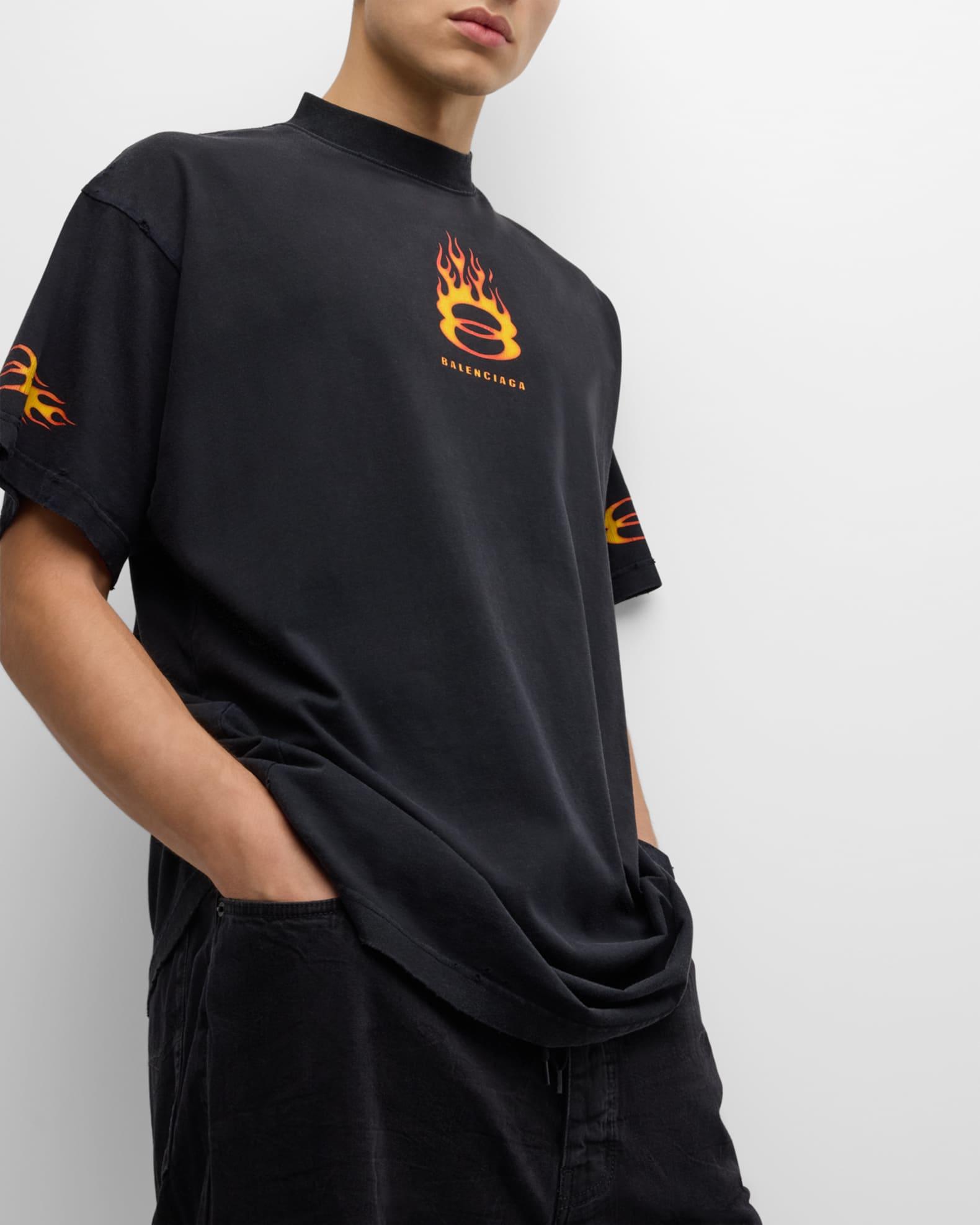 Men's Burning Unity Oversized T-Shirt Product Image