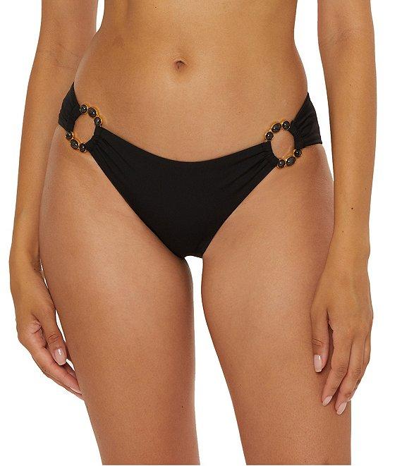 Becca By Rebecca Virtue Marble Canyon Gold Ring Hipster Swim Bottom Product Image