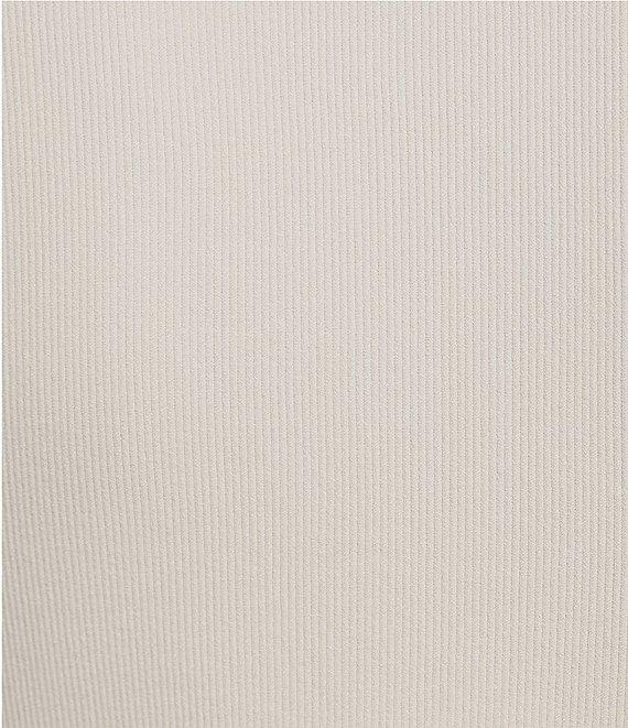 C&V Chelsea & Violet Mock Neck Seamless Knit Crop Top Product Image