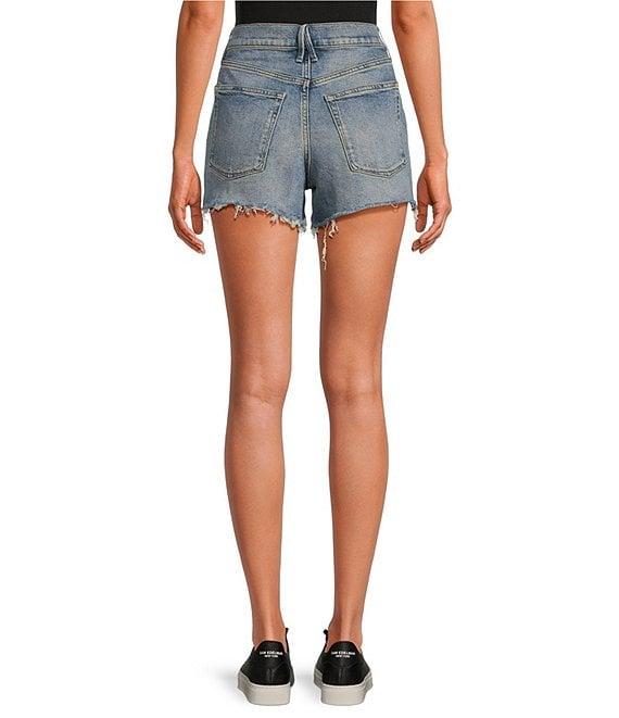 Good American Good 90s Mid-Rise Denim Shorts Product Image