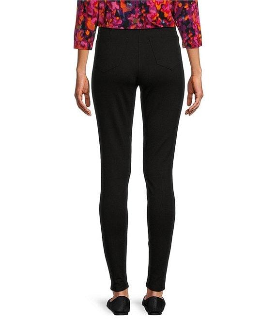 Intro Bella Double Knit Ponte Pull-On Skinny Leg Pants Product Image