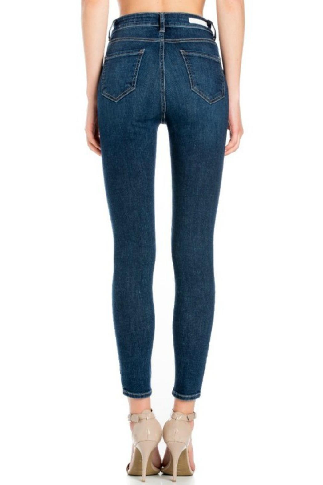 Front-Seam Skinny Jeans Product Image