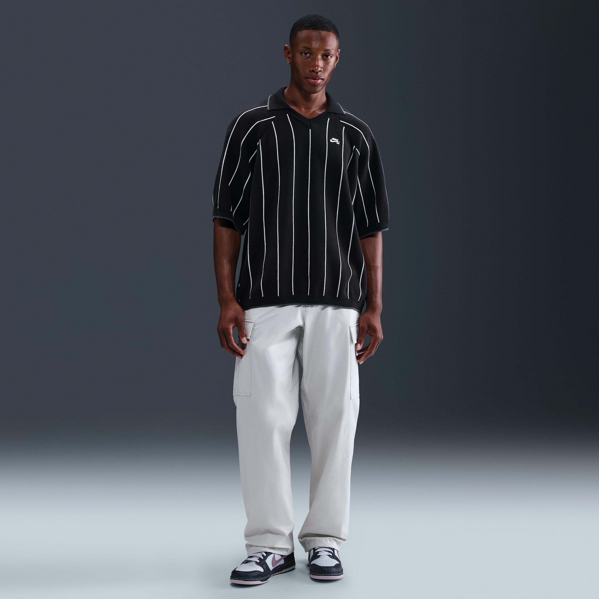 Men's Nike SB Short-Sleeved Polo Skate Sweater Product Image