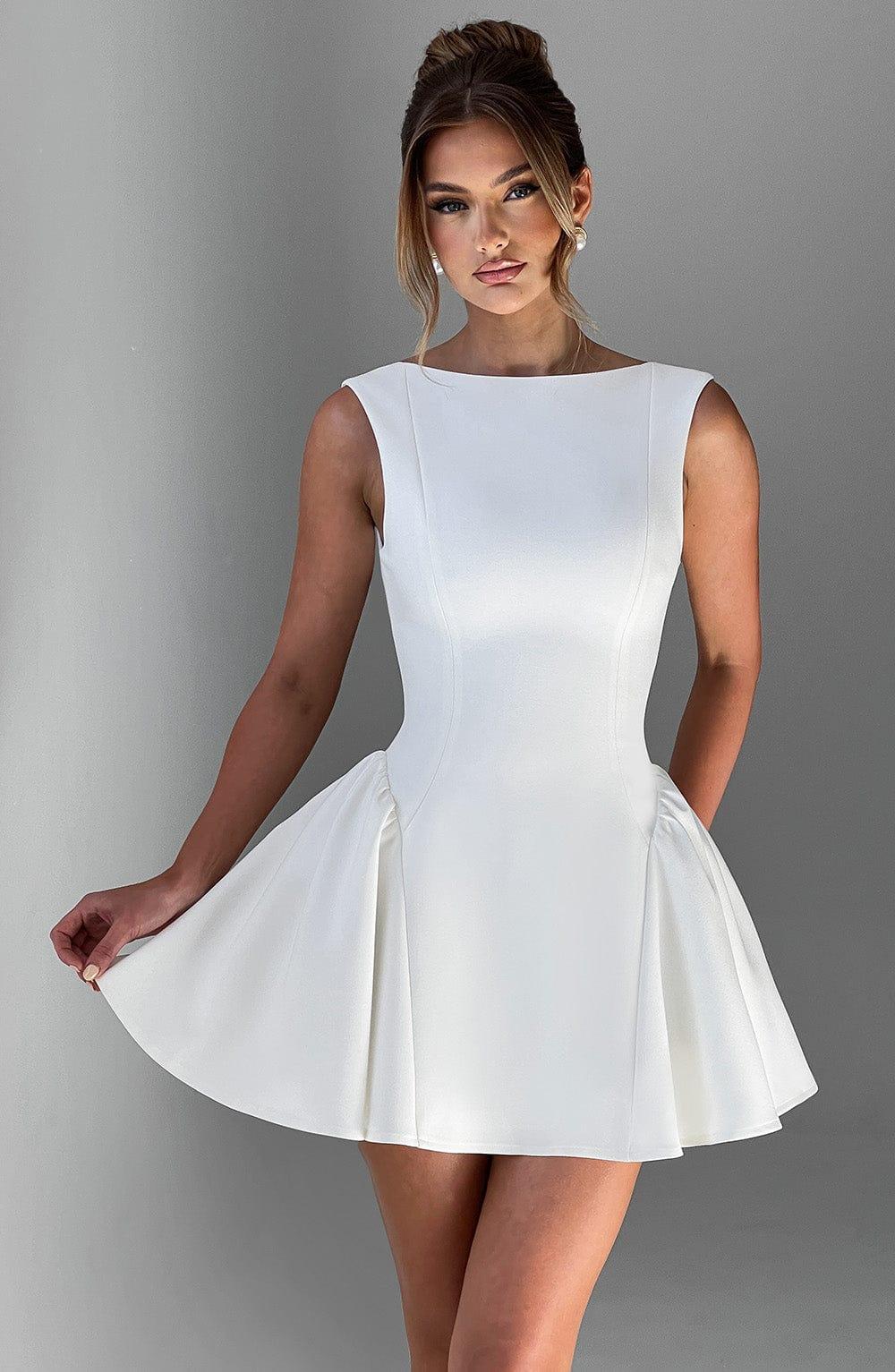 Yalina Mini Dress - Ivory Product Image
