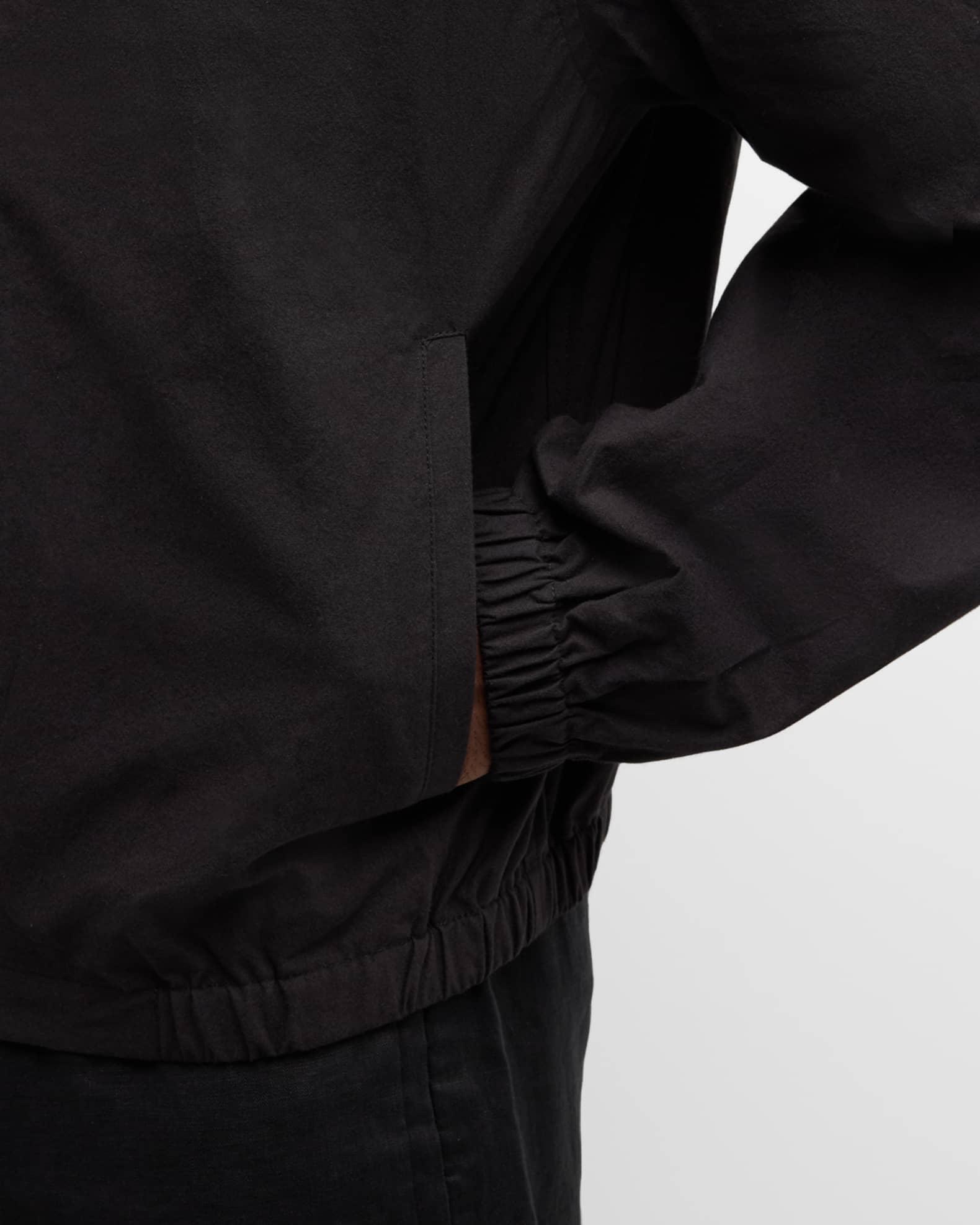 Mens Solid Harrington Jacket Product Image