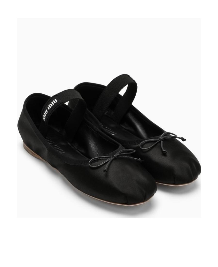 logo-strap ballerina shoes Product Image