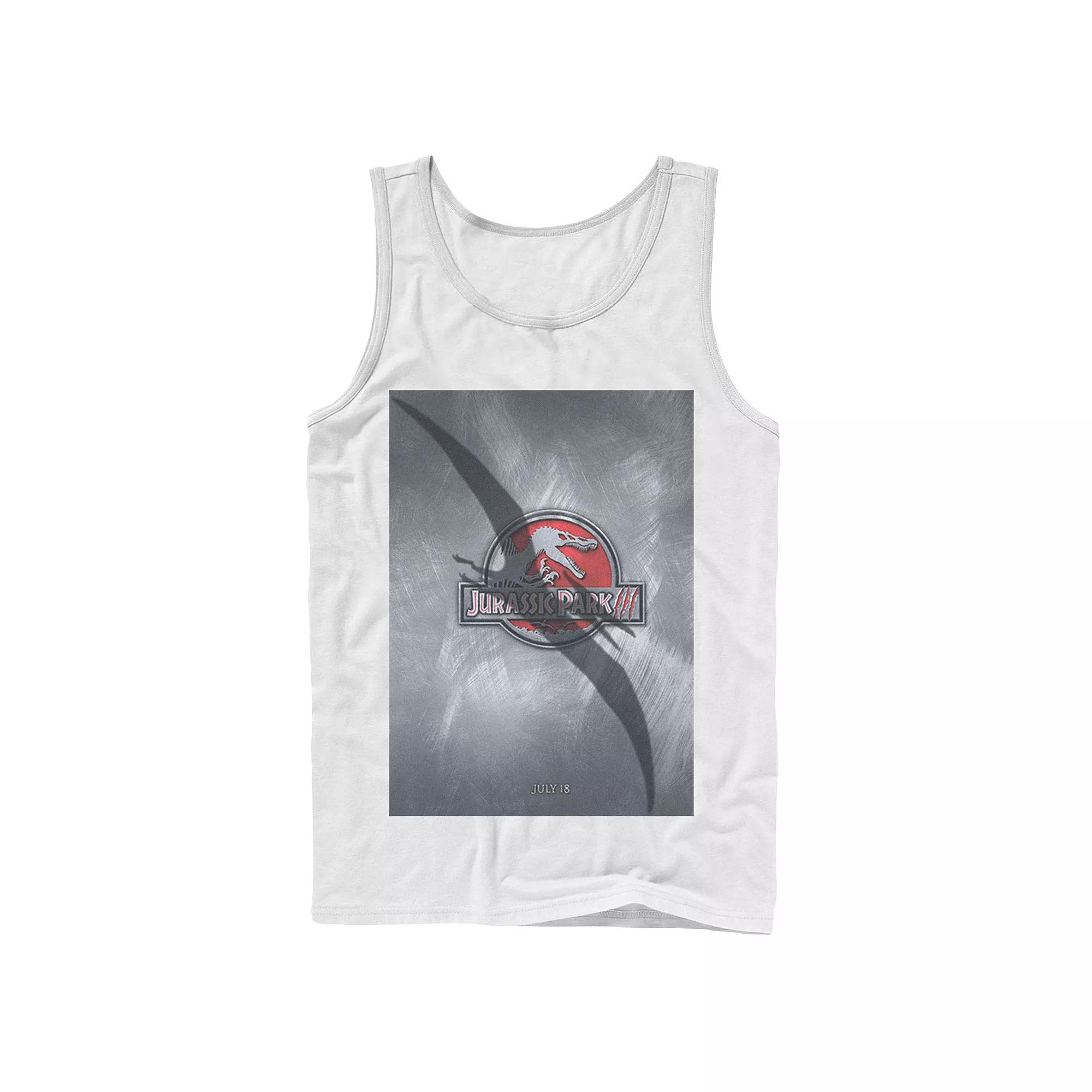 Men's Jurassic Park 3 Movie Poster Pterodactyl Tank Top,  Product Image