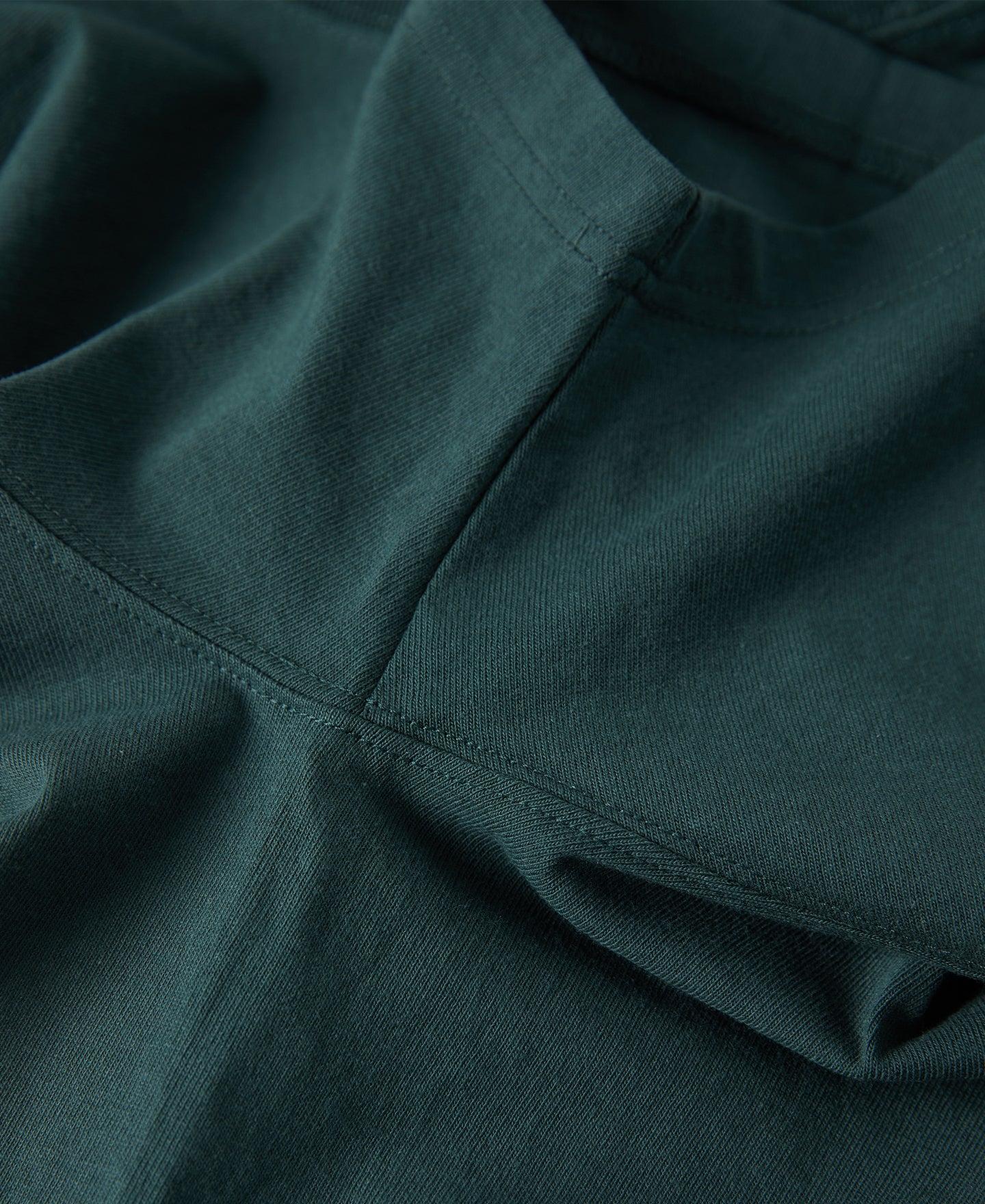 9 oz Cotton Tubular T-Shirt - Dark Green Product Image