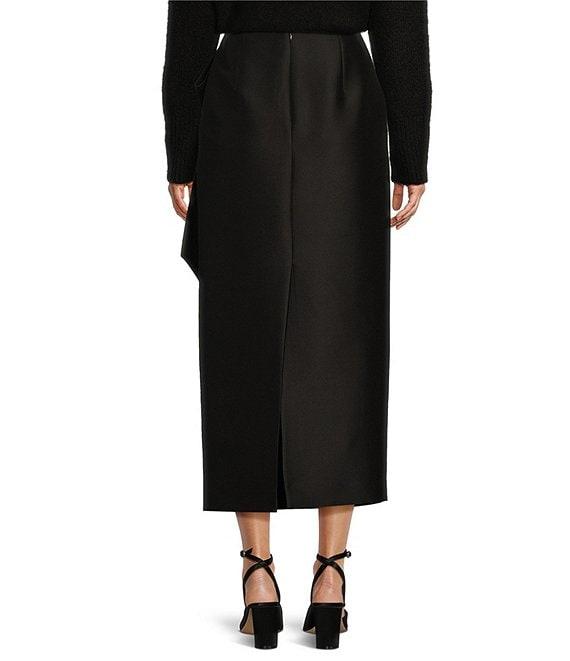 Antonio Melani Maleah Mikado Bow Detail Midi A-Line Skirt Product Image