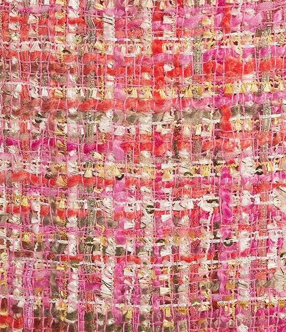 Preston & York Wanda Tweed Round Neckline Long Sleeve Jacket Product Image