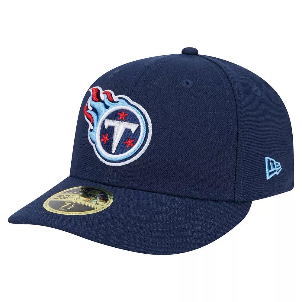 Men's New Era Navy Tennessee Titans Omaha Low Profile 59FIFTY Fitted Hat, Size: 7 1/2, Blue Product Image