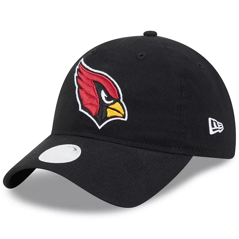 Women's New Era  Black Arizona Cardinals  Main Core Classic 2.0 9TWENTY Adjustable Hat Product Image