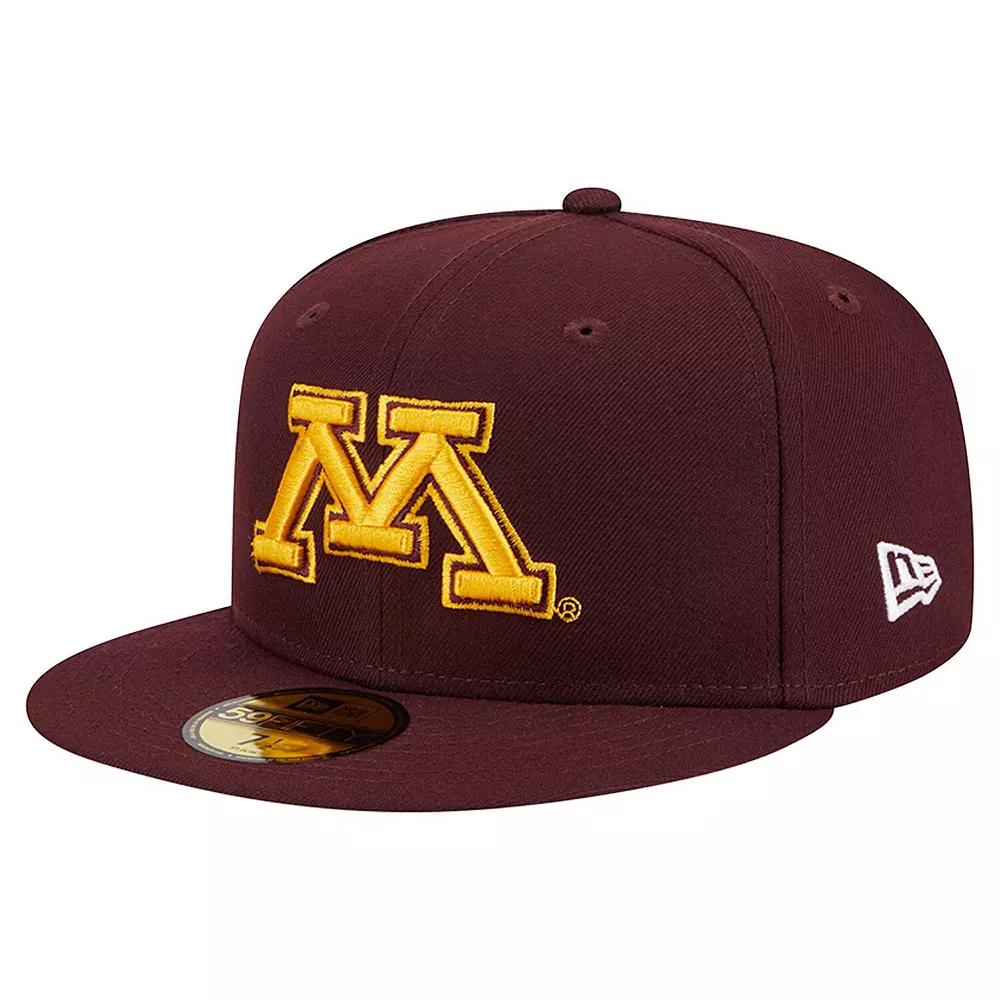Men's New Era Maroon Minnesota Golden Gophers 59FIFTY Fitted Hat, Size: 7, Red Product Image