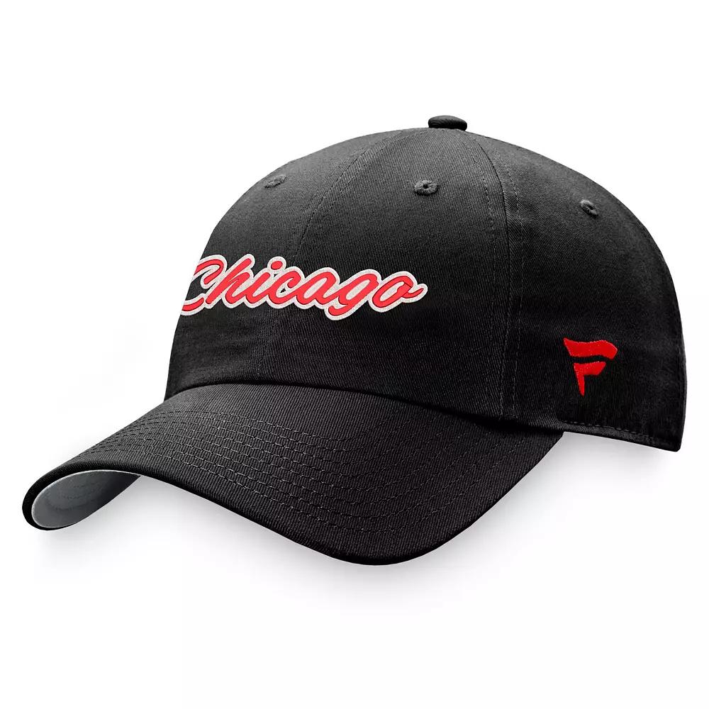 Women's Fanatics Branded Black Chicago Blackhawks Breakaway Adjustable Hat Product Image