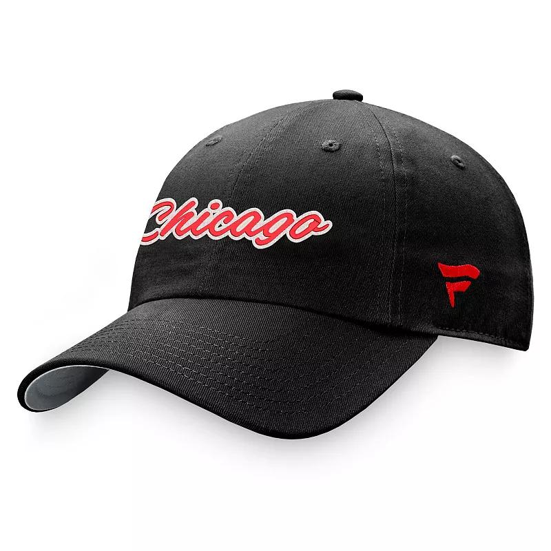 Women's Fanatics Branded Black Chicago Blackhawks Breakaway Adjustable Hat Product Image