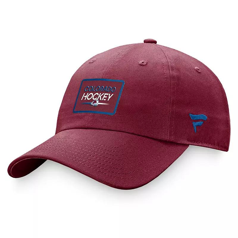Women's Fanatics Branded  Burgundy Colorado Avalanche Authentic Pro Rink Adjustable Hat, Med Re Product Image