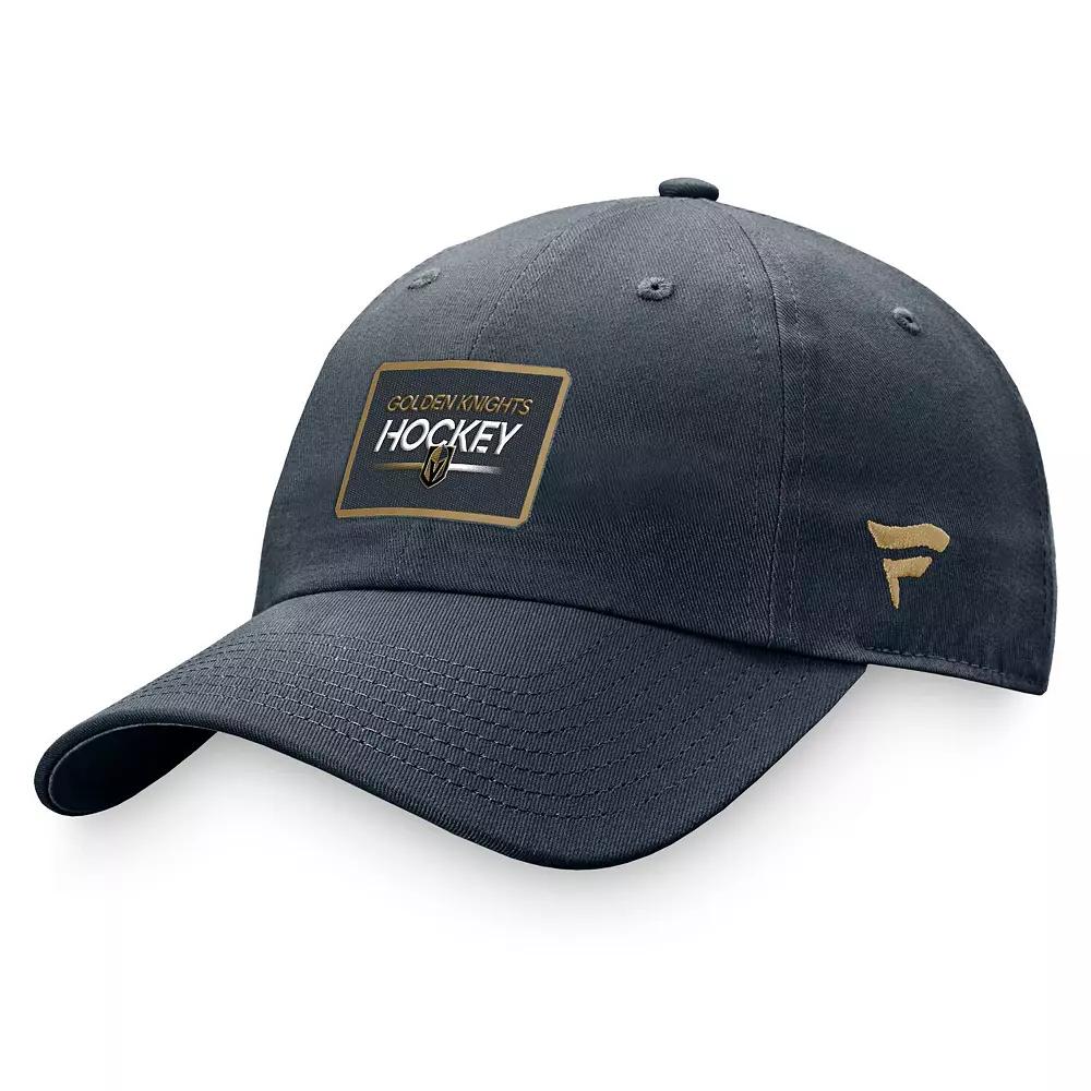 Women's Fanatics Branded Charcoal Vegas Golden Knights Authentic Pro Rink Adjustable Hat, Lvk Charco Product Image