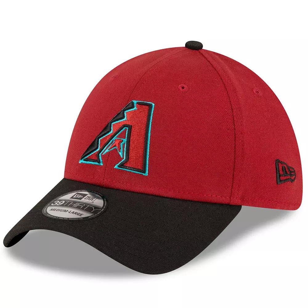 Men's New Era Red/Black Arizona Diamondbacks Team Classic 39THIRTY Flex Hat,  Product Image