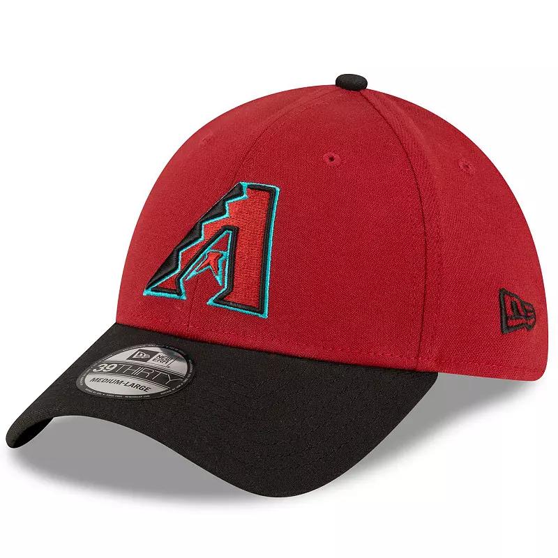 Men's New Era Red/Black Arizona Diamondbacks Team Classic 39THIRTY Flex Hat,  Product Image