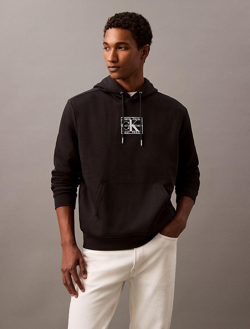 Monogram Applique Logo Fleece Hoodie Product Image