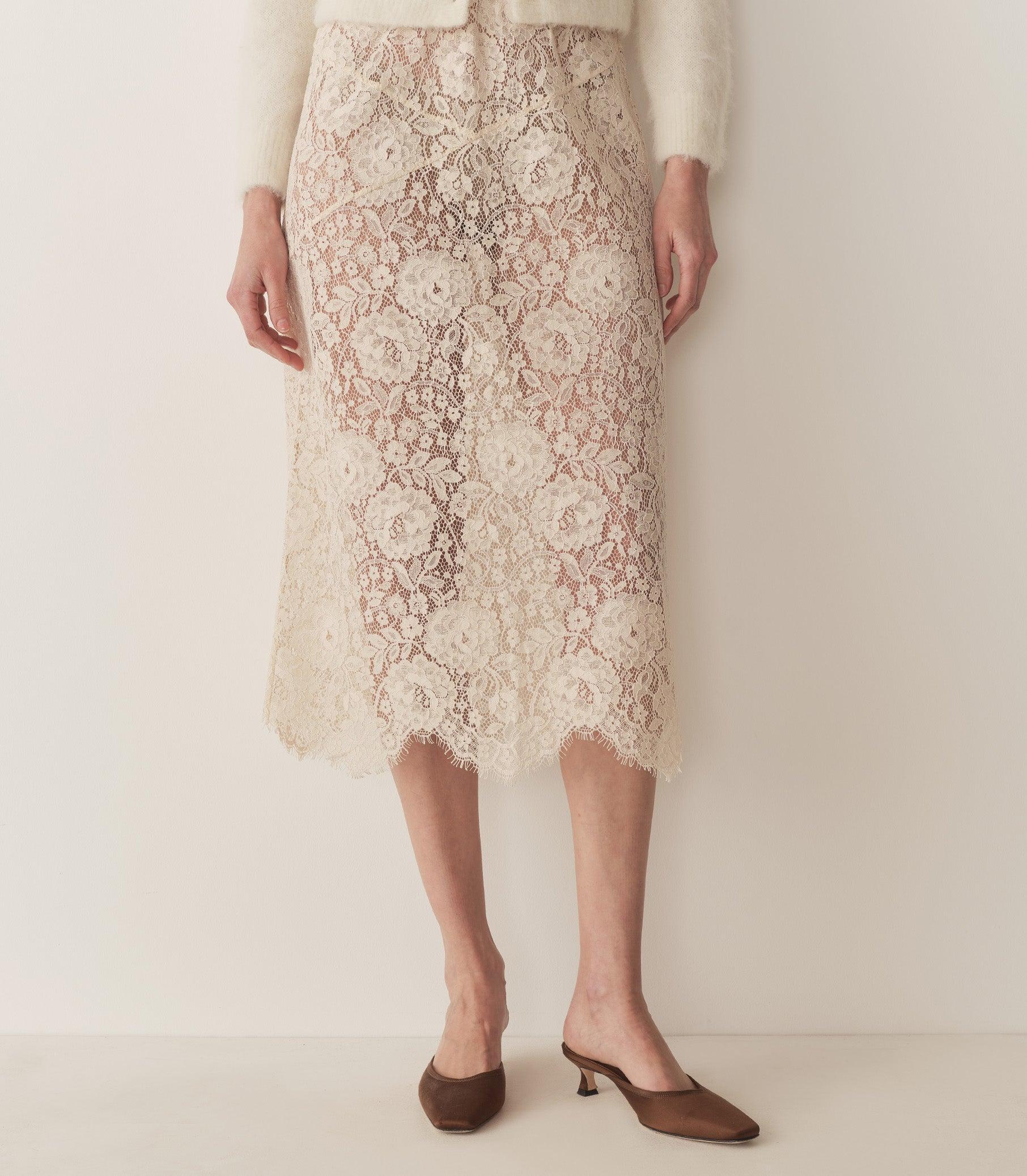 NANDI SKIRT -- CALLA LILY Product Image