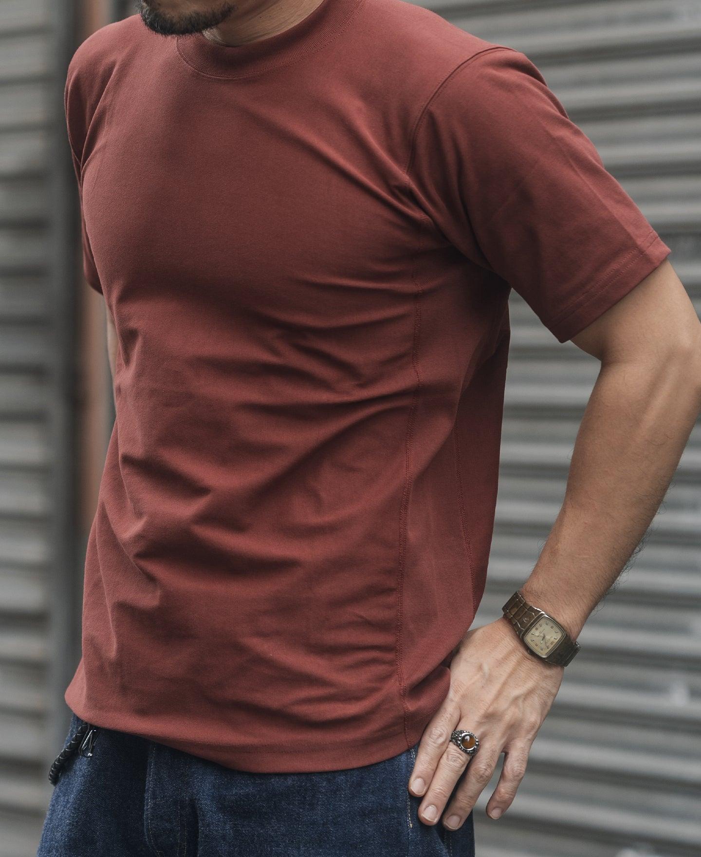 10.6 oz Reverse Weave T-Shirt - Red Product Image