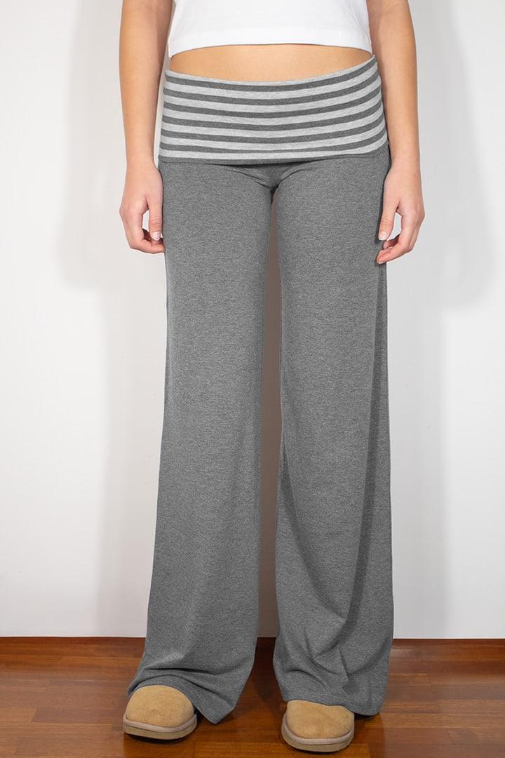Wide-leg pants with cuffs Product Image