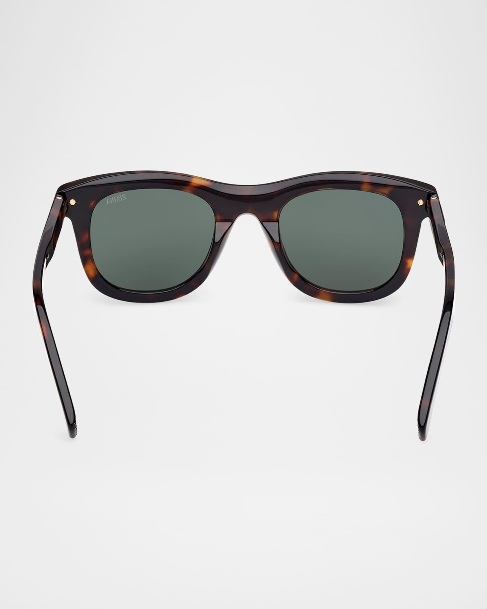Men's Acetate Square Sunglasses Product Image