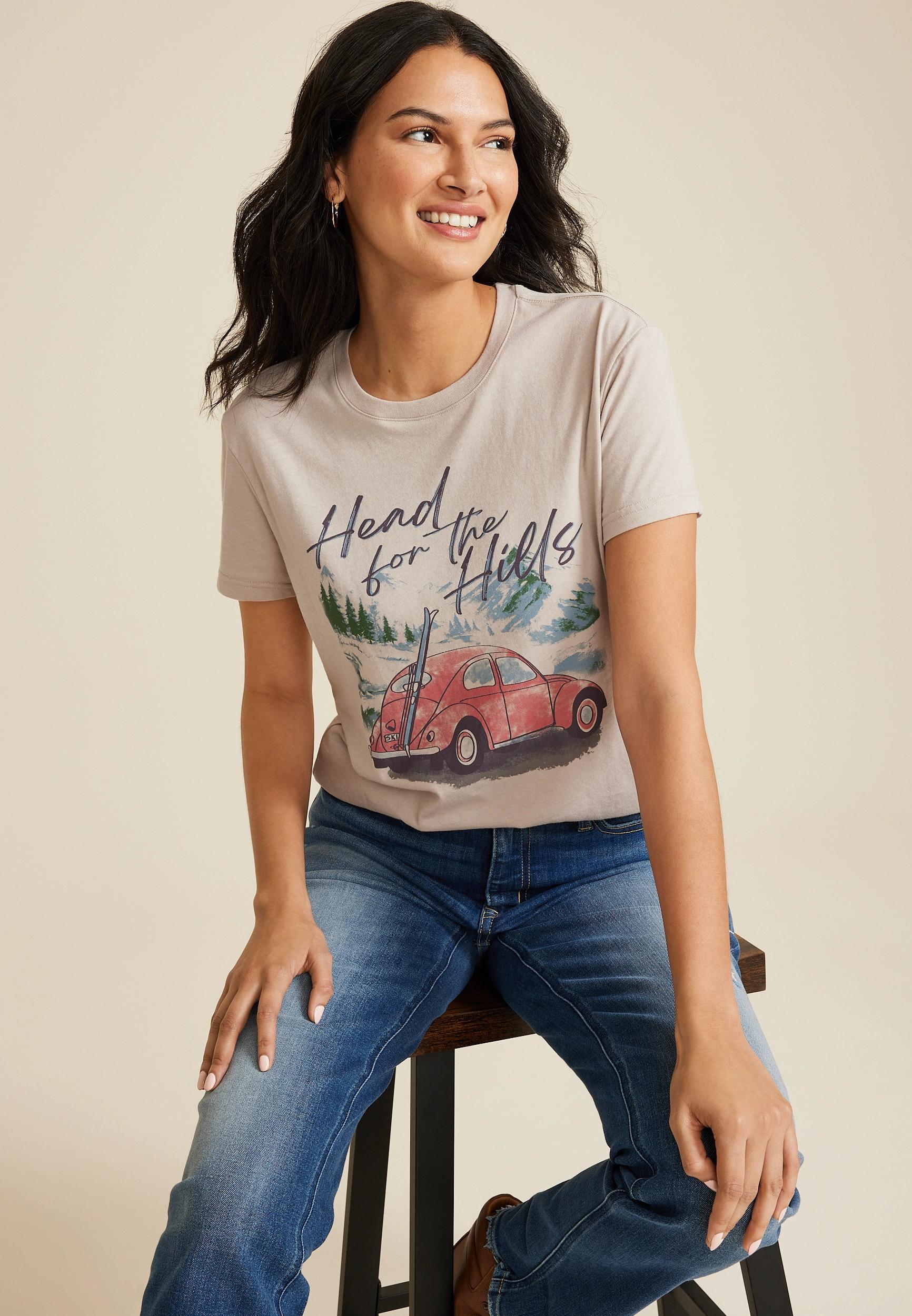 Head For The Hills Relaxed Fit Graphic Tee Product Image