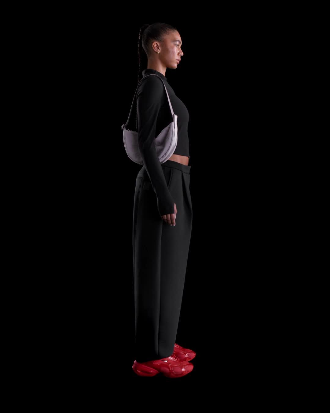 Womens Nike Sportswear Modern Fleece Mid-Rise Loose Pants | HV1964-010 Product Image