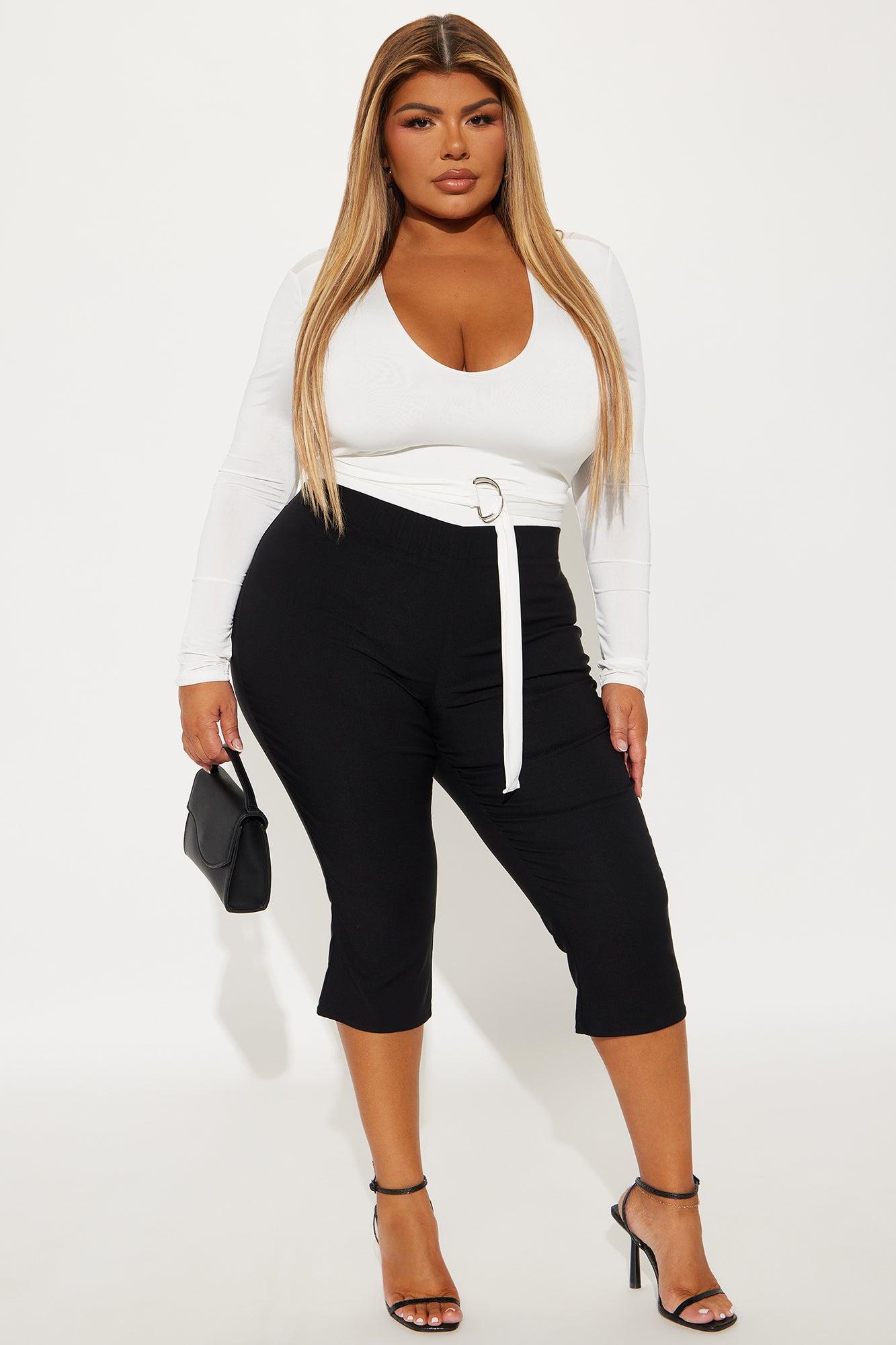 Bianca Belted Long Sleeve Bodysuit - Ivory Product Image