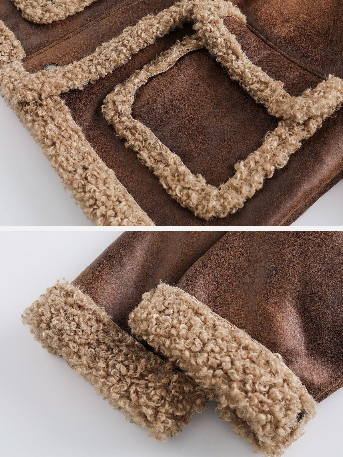 Aelfric Eden Patchwork Sherpa Jacket Product Image