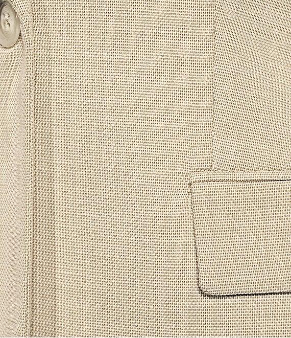 Anne Klein Crossdye Notch Collar 1-Button Vest Product Image