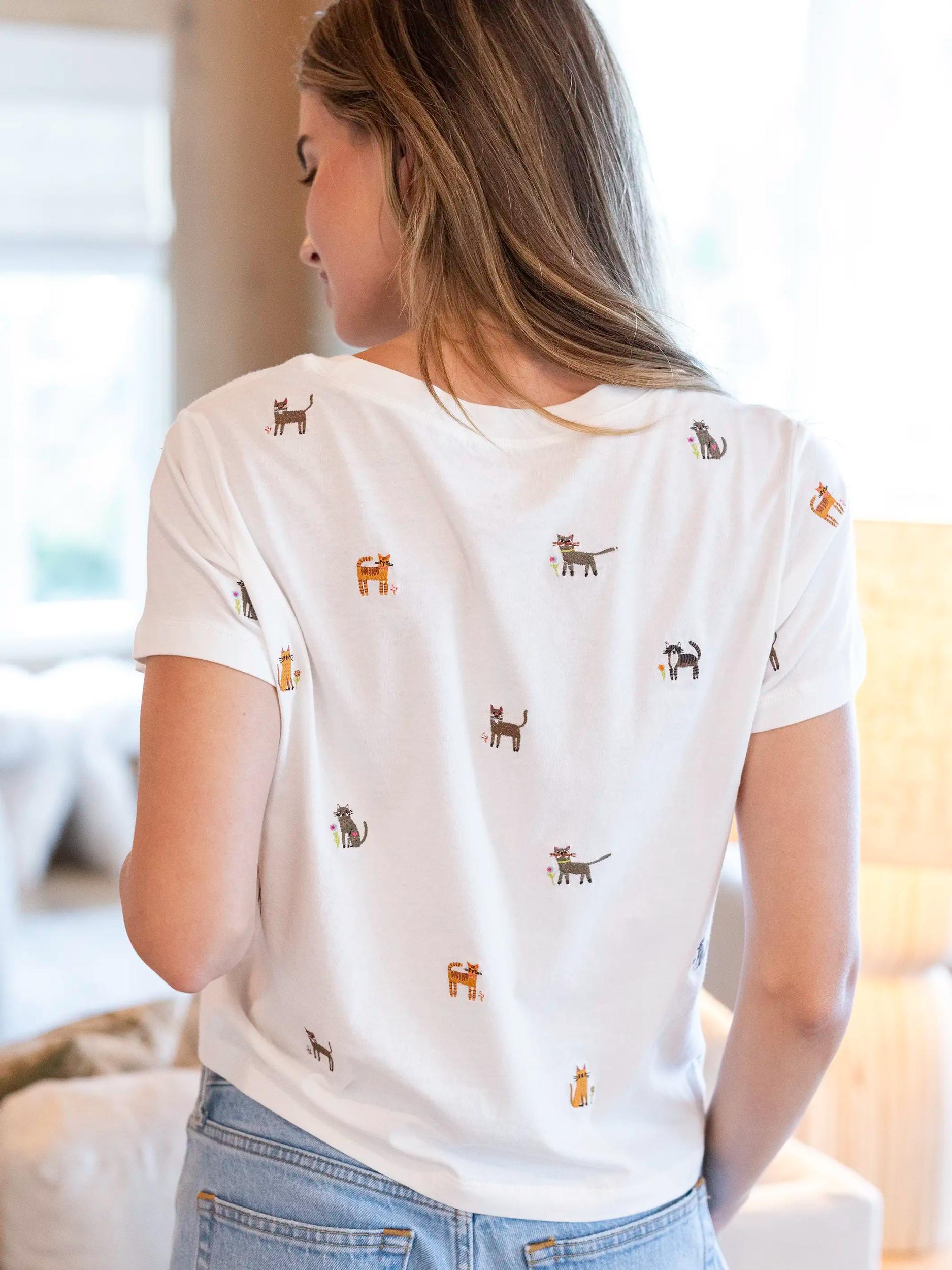Fave Little Things Embroidered Tee Product Image