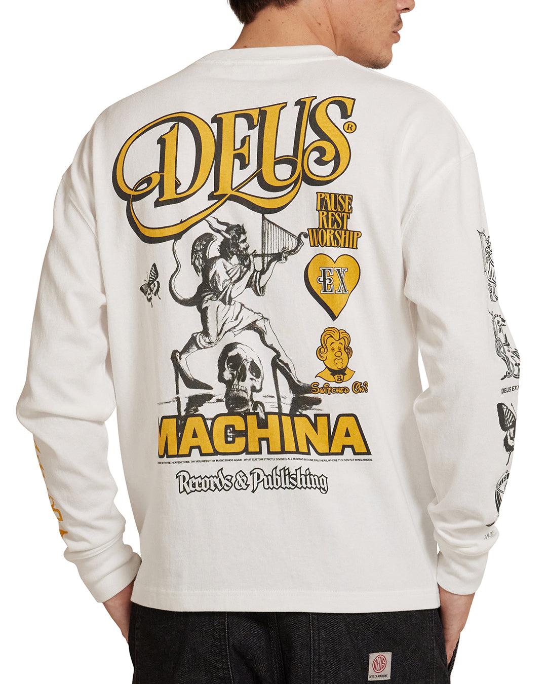 Divine Spark Long Sleeve Tee - Vintage White Product Image