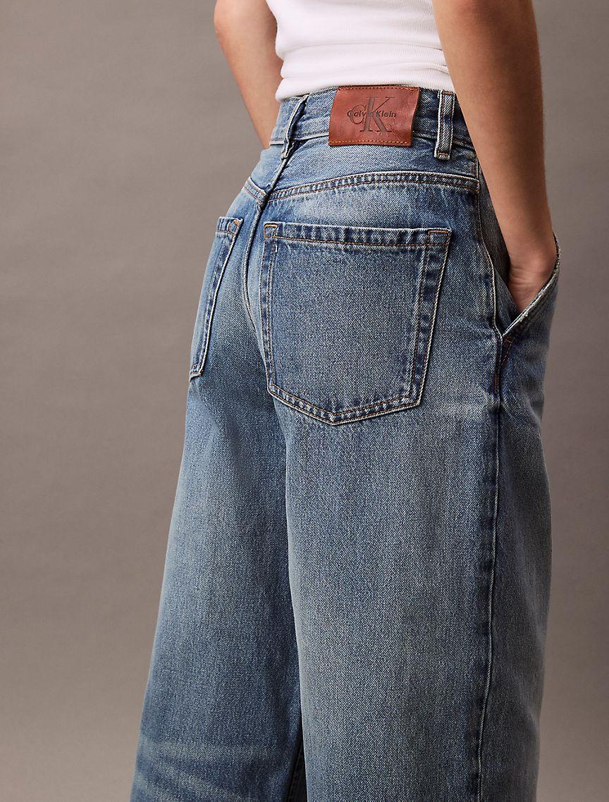 High Rise Barrel Jeans Product Image