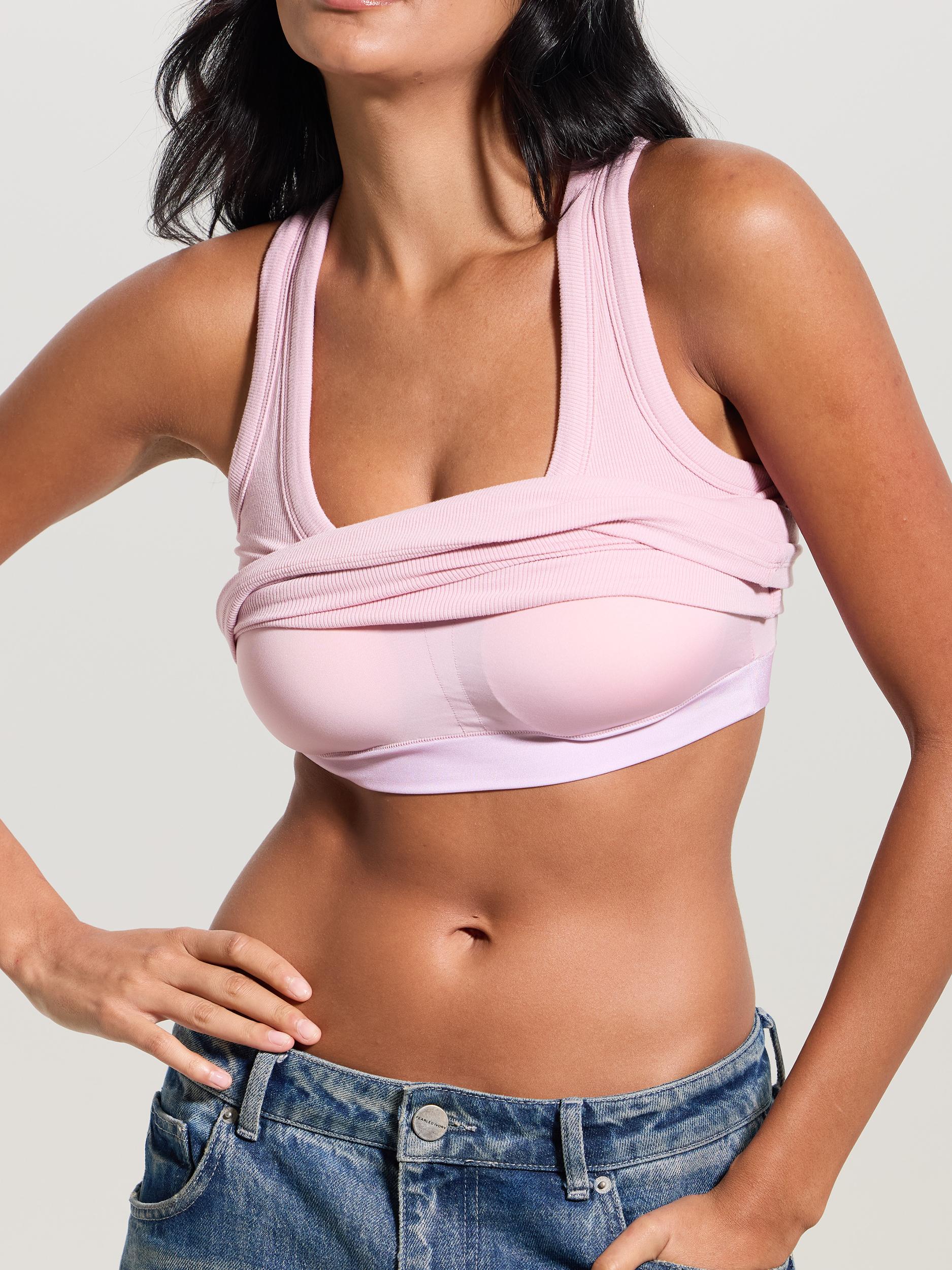 Ribbed Scoop Racerback Brami Product Image