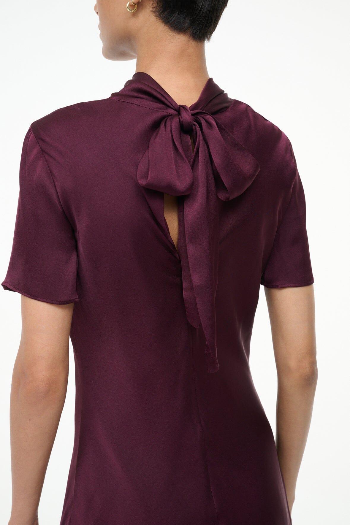 IRIS SILK DRESS | SYRAH Product Image
